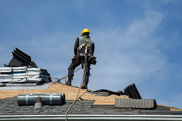Professional Roofing technician working in Brownville, NE